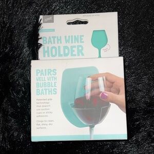 Bath Wine Holder Silicone Seafoam